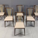 Mid century italian dining chairs, 1950s