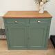 Buffet parisien vert de gris