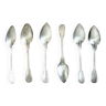 Set of 6 Christofle dessert spoons