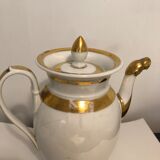 Porcelain coffee maker of old Paris