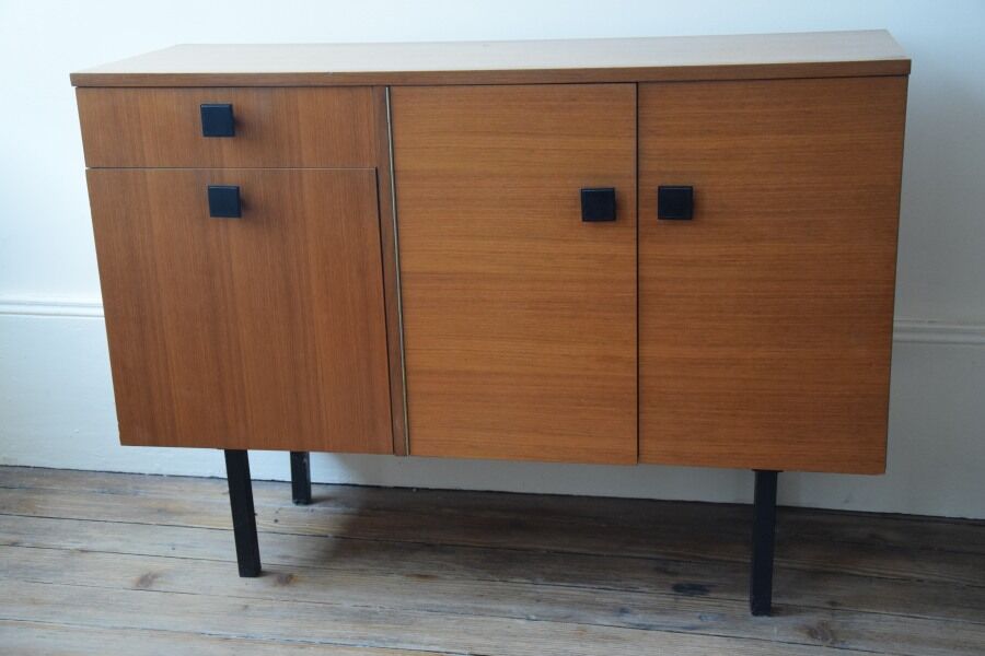 Low sideboard vintage Scandinavian sidebord 50s 60s
