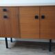 Low sideboard vintage Scandinavian sidebord 50s 60s