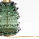 Paire de lampes de table en verre de Murano Rostrato vert