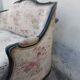 Sofa bench louis XV carved basket