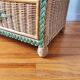 Wicker chest of drawers, 1970s-80s