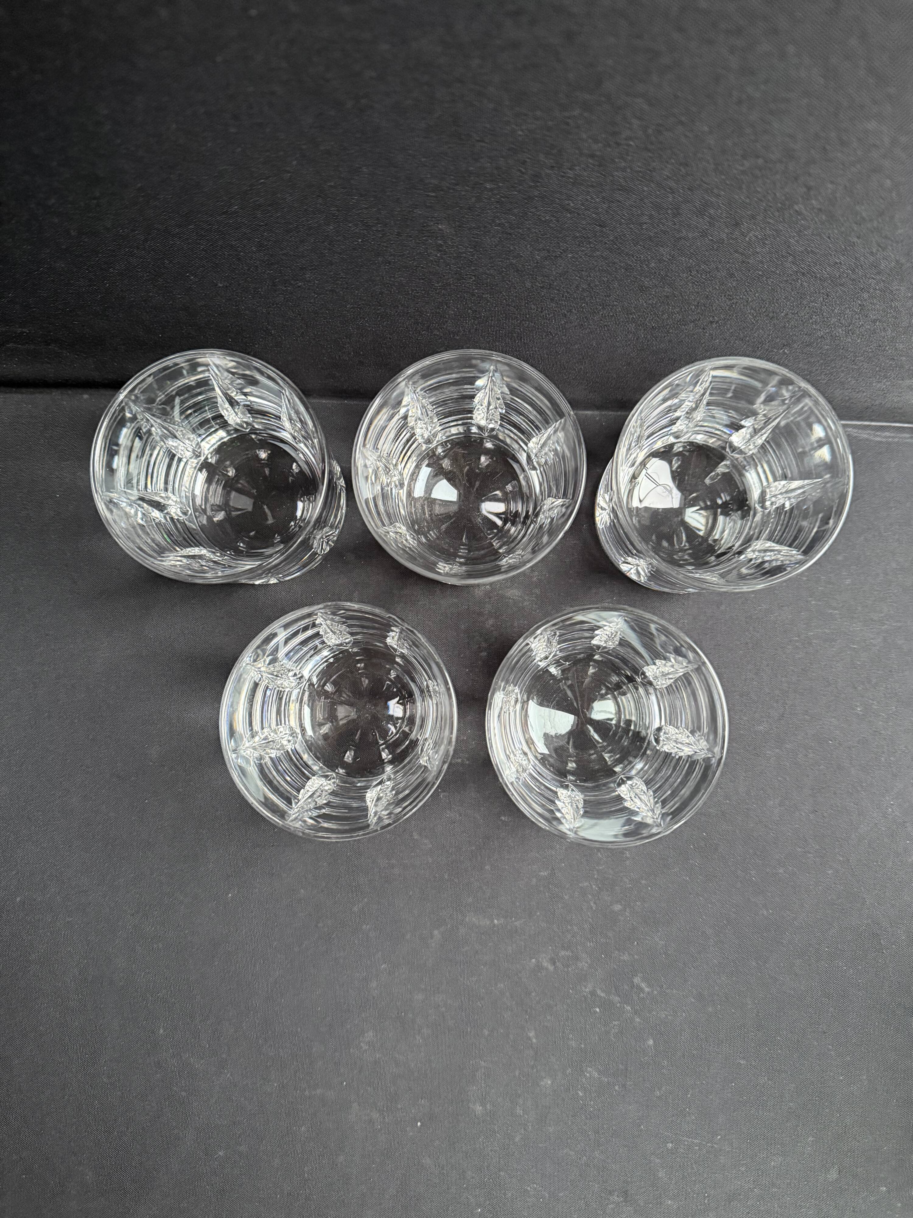 5 Whiskey Glasses – Villeroy & Boch Concorde Service