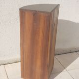Wooden corner shelf