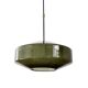 Green glass pendant lamp by Carl Fagerlund for Orrefors