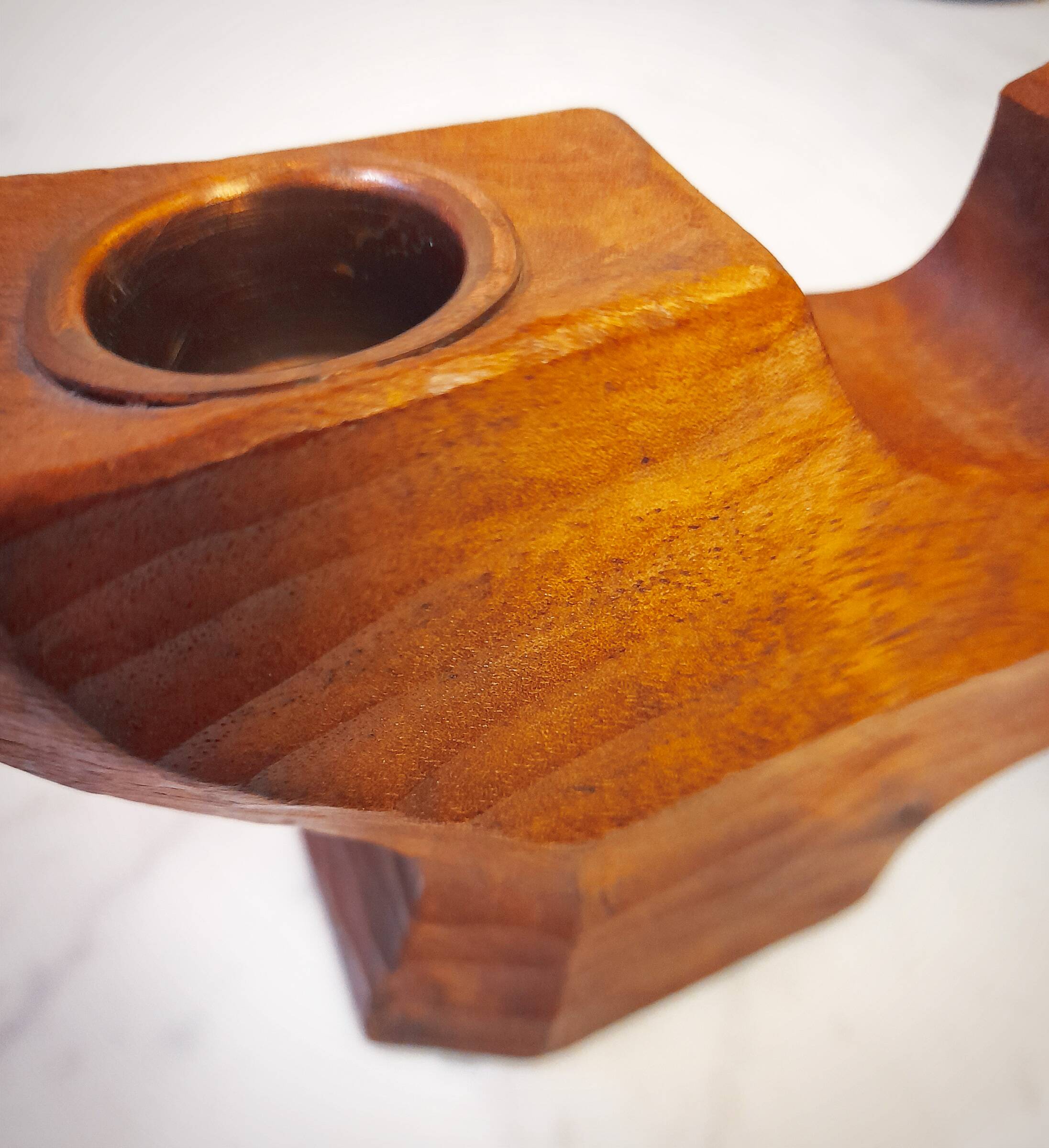 Reversible Anthroposophical Candle Holder in Lemon Tree, Dornach School