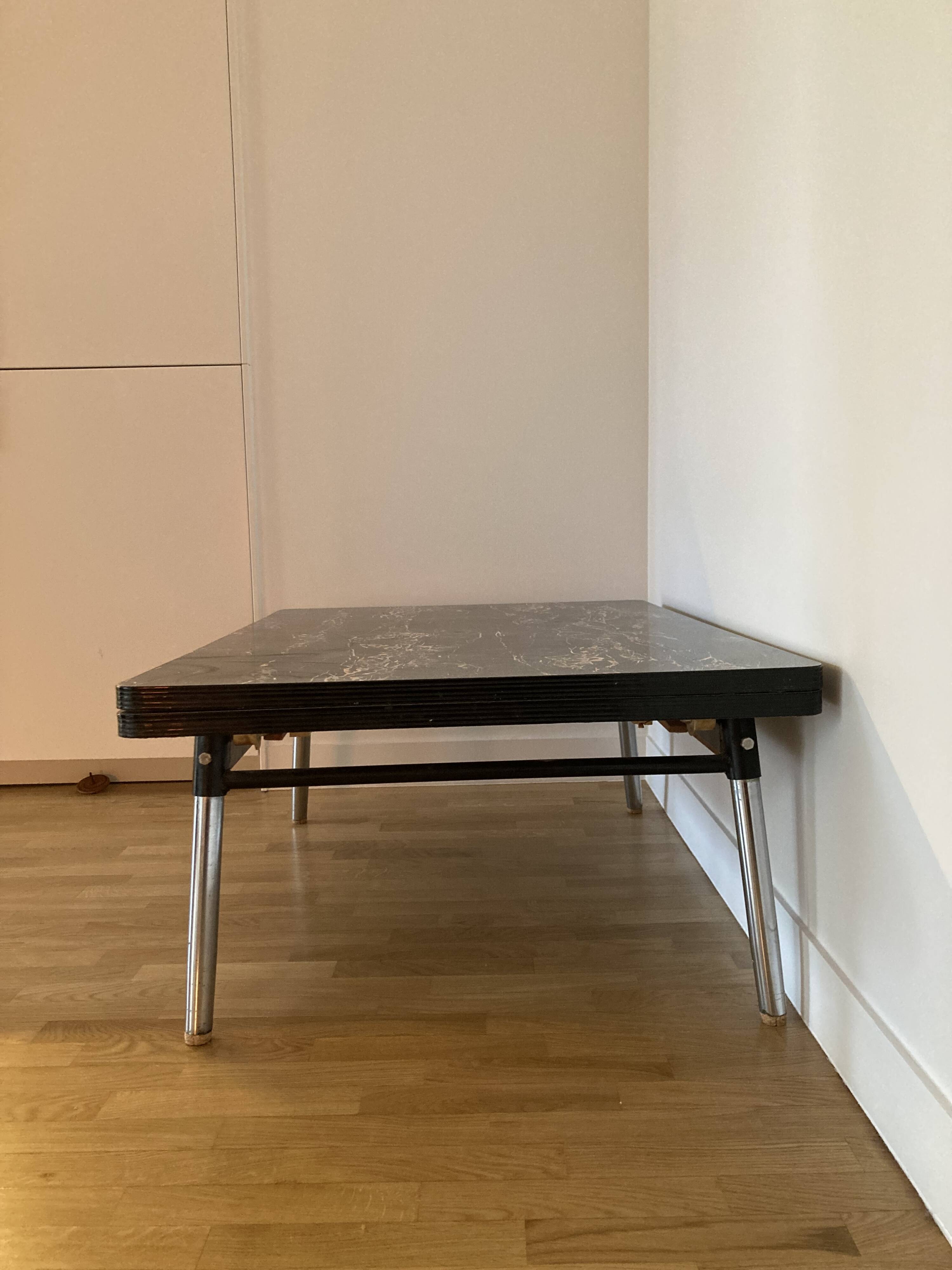 Marble effect Formica coffee table