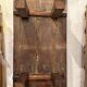 Table basse plateau porte indienne en bois teck