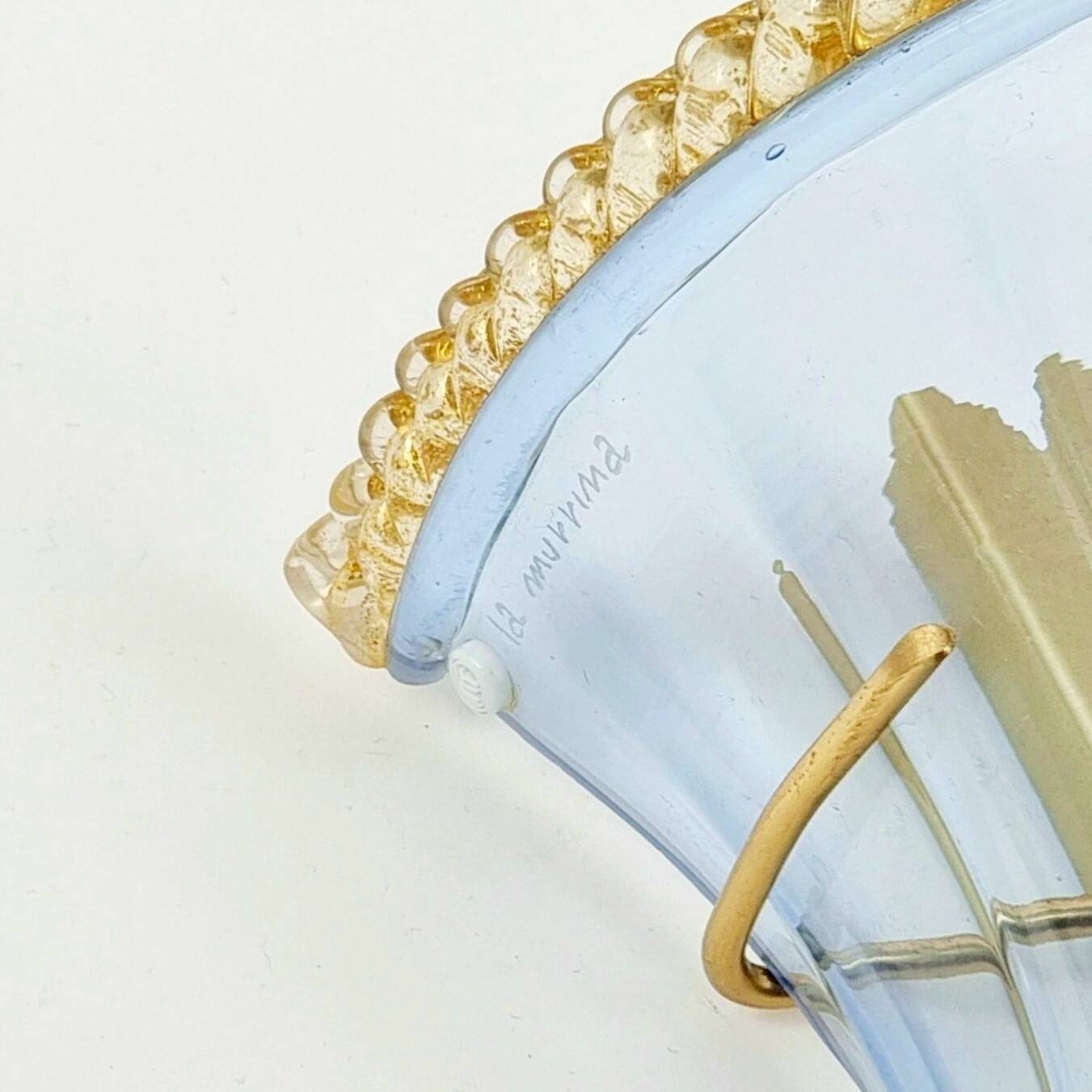 Pair of La Murrina Murano Art Glass Wall Lamps, Murano, Italy, 1980s/1990s