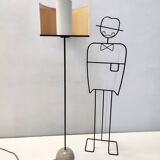 Rare Modernist Floor Lamp model "Abate" by Afra and Tobia Scarpa for Ibis