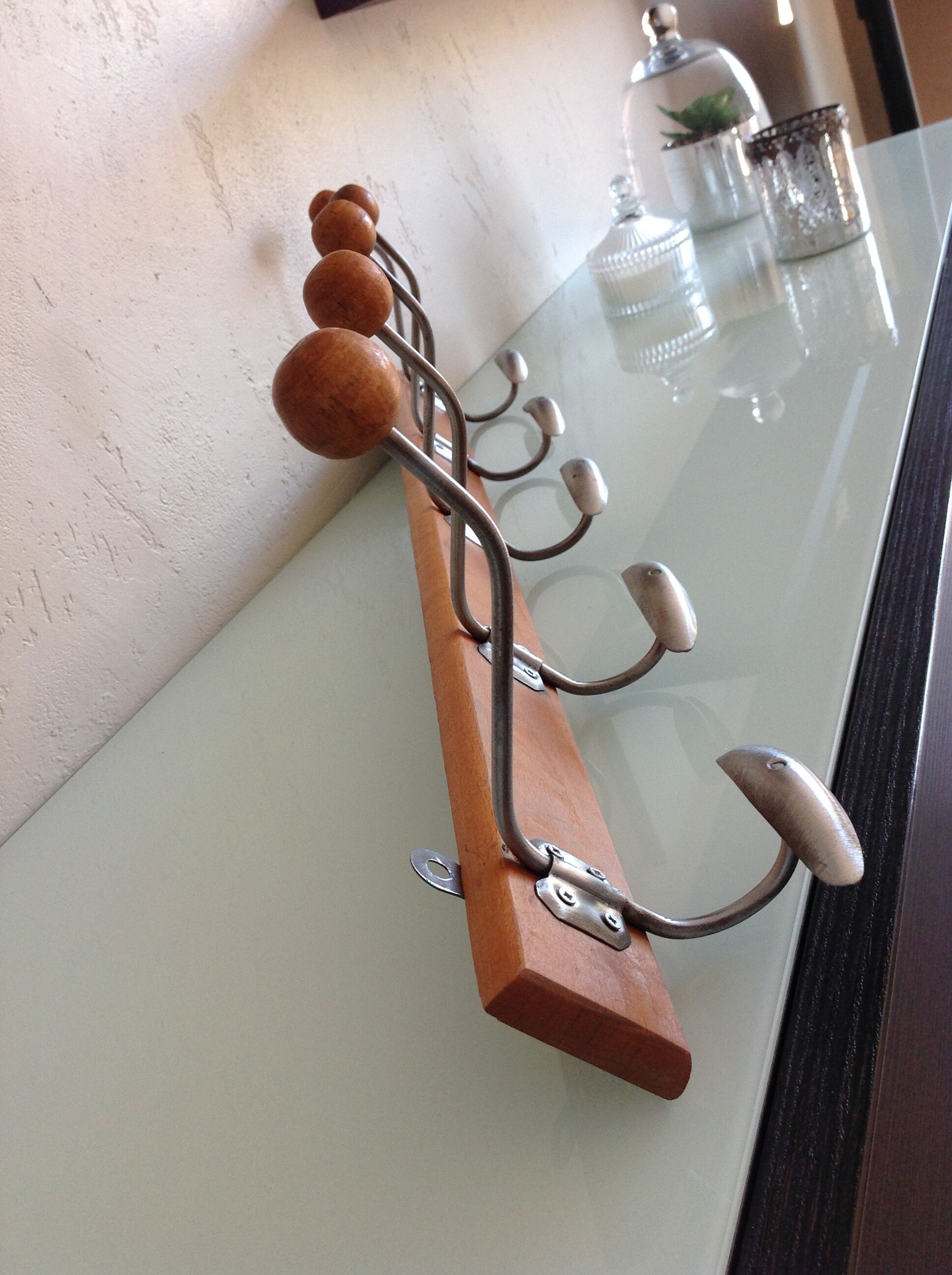 Five-headed school patère vintage