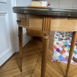 Old hot water bottle table