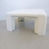 Set of 4 Quattro Gatti Mario Bellini coffee tables from the 70s