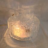 Authentic vintage french ceiling light from the 1960s, pat angem.