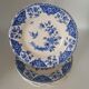 Six hollow plates in Gien's faience