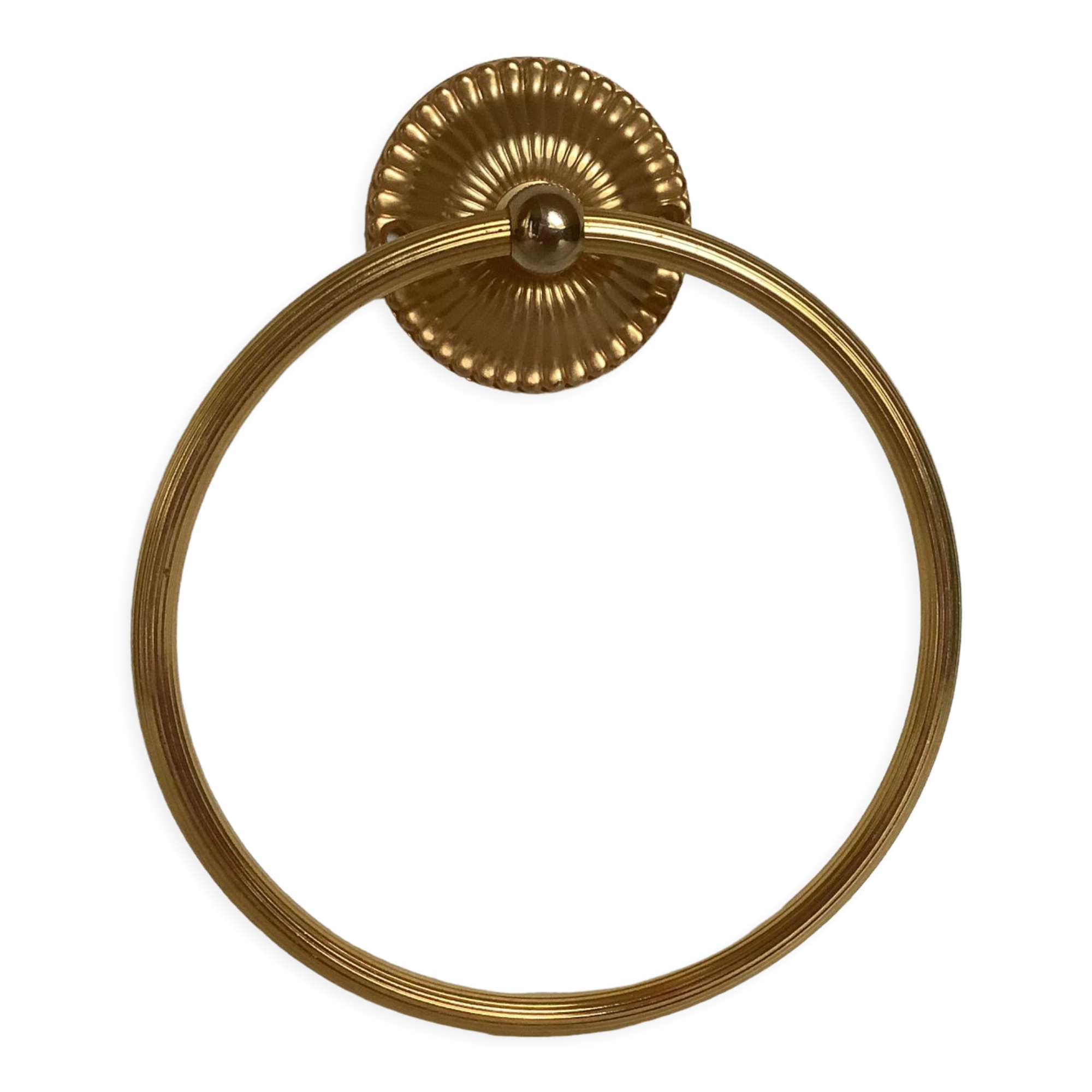 Brass towel rack made in France