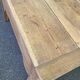 Renovated vintage baker's dough trough in solid oak from the 19th century.
