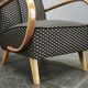Art Deco Armchair by Jindrich Halabala, Czechoslovakia, 1940s