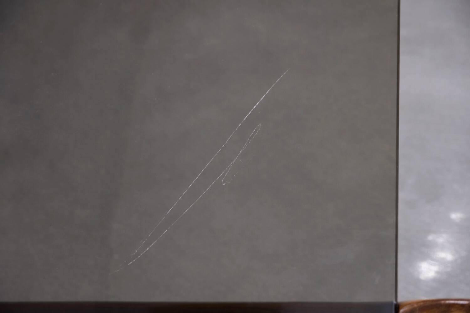 Vintage Mid-Century Scandinavian Modern Glass & Walnut Condor Coffee Table