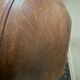 Raw wooden salad bowl