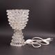 Elegant Table Lamp in Rostrato Murano Glass Vase attributed to Barovier & Toso, 1940s