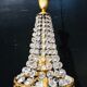 Grapevine balloon chandelier " hollywood regency " 50
