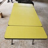 Yellow formica table