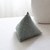 Coussin berlingot vert sauge