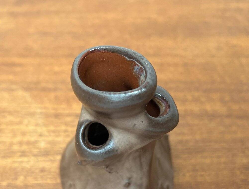 Organic studio pottery vase in mid-century style by Montanus & Remy, Germany, 1960s.