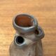 Organic studio pottery vase in mid-century style by Montanus & Remy, Germany, 1960s.