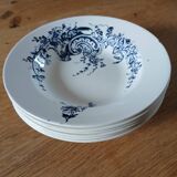 6 Terre de fer HB & Cie deep plates