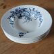 6 Terre de fer HB & Cie soup plates