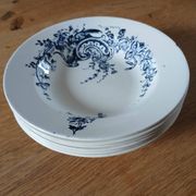 6 Terre de fer HB & Cie soup plates