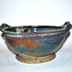 Ceramic salad bowl bowl signed