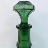 Italian carafe Empoli from the 1960s - Glass with diamond points.