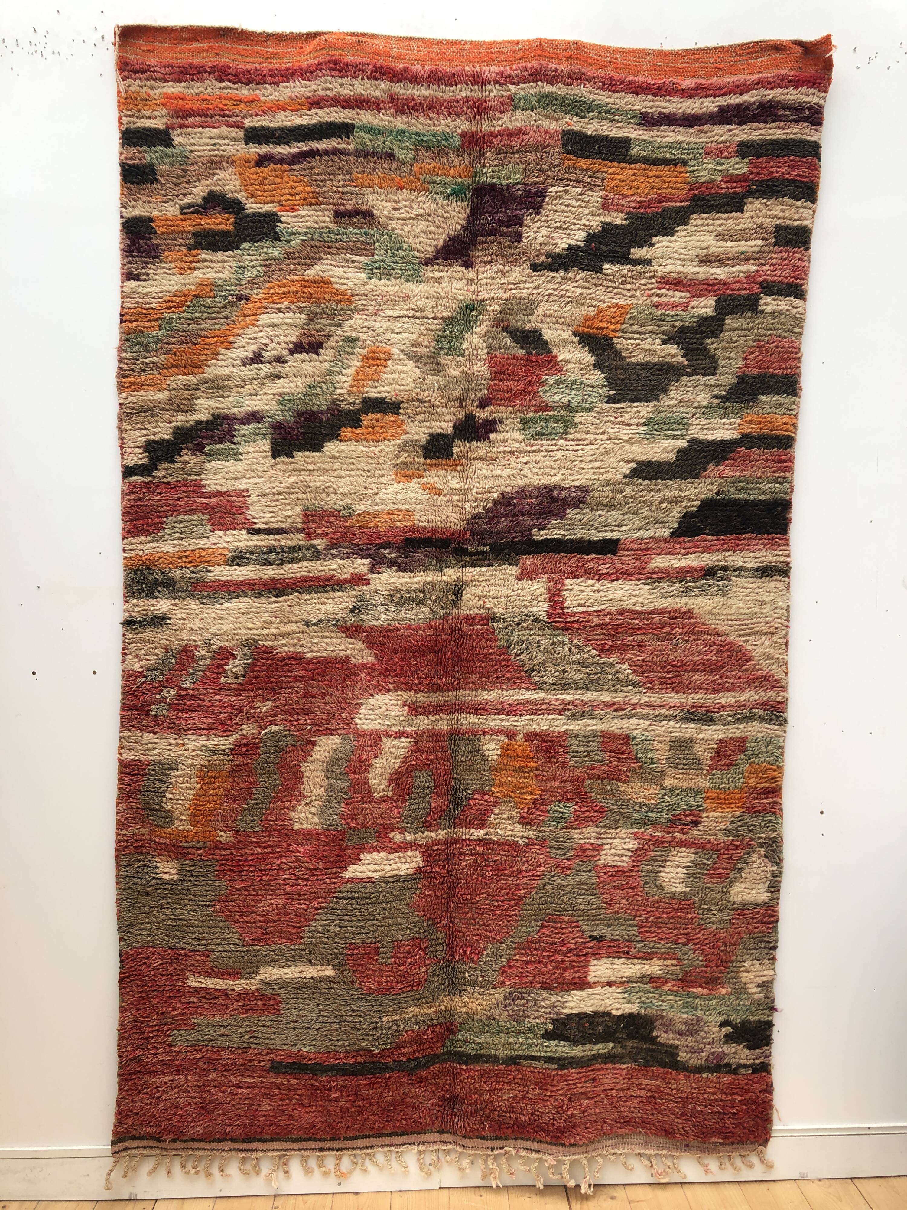 Moroccan Berber rug Boujaad 2.54x1.54m