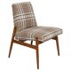 Beige checked fabric armchair, type 300-227, Europe, 1960s