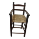 Chaise haute style campagne