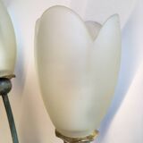Set of 3 chandeliers and 5 wall lights