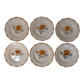Digoin Sarreguemines 6 assiettes plates 9181