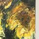 Expressionist painting "The Sunflowers" — Oil on canvas by Cécile O