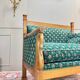 19th century Empire period cherry wood wall bench