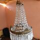 Lustre montgolfière pampilles