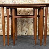 60s 70s Teak Nesting Tables Kai Kristiansen Skovmand & Andersen Design