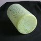 Glass vase or clichy crystal speckled yellow/green