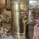 Antique brass umbrella stand