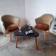 2 armchairs published by Thonet, 1960